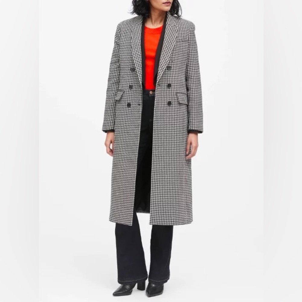 Banana Republic Houndstooth Coat
